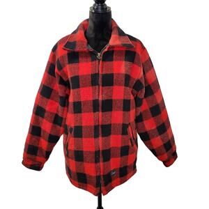 Vintge Codet Recycled Wool Plaid Jacket M